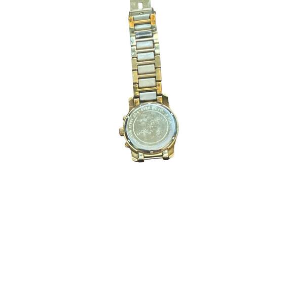 Michael Kors Watch Women TwoTone MK5742 White Gold Face Stainless Steel Back - Picture 9 of 13